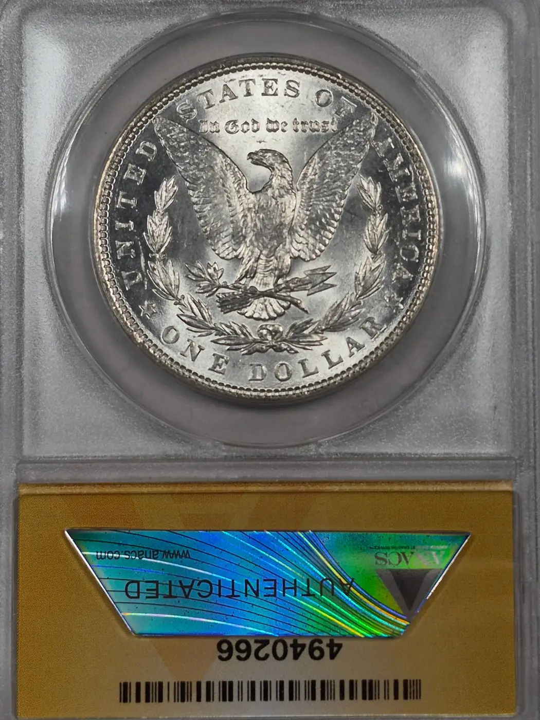 1886-$1-Morgan-Dollar-#35---TPG-15-Of-40